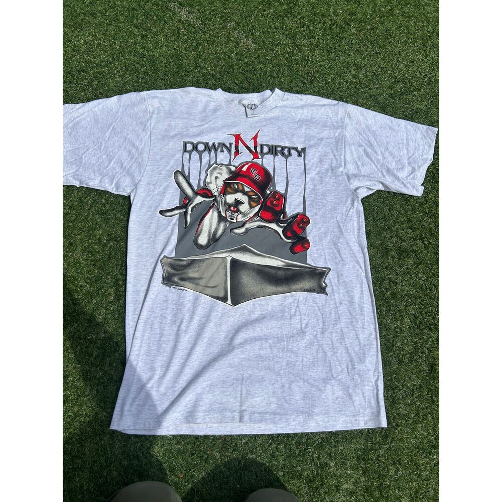 Vintage 1994 Top Dawg Hawaii “Down N Dirty” Graphic Tee (RARE)